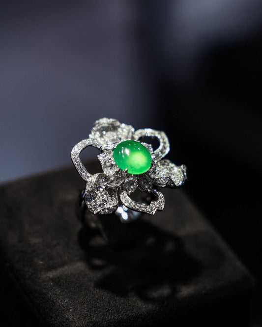 Jadeite Convertible Ring Pendant No. 02