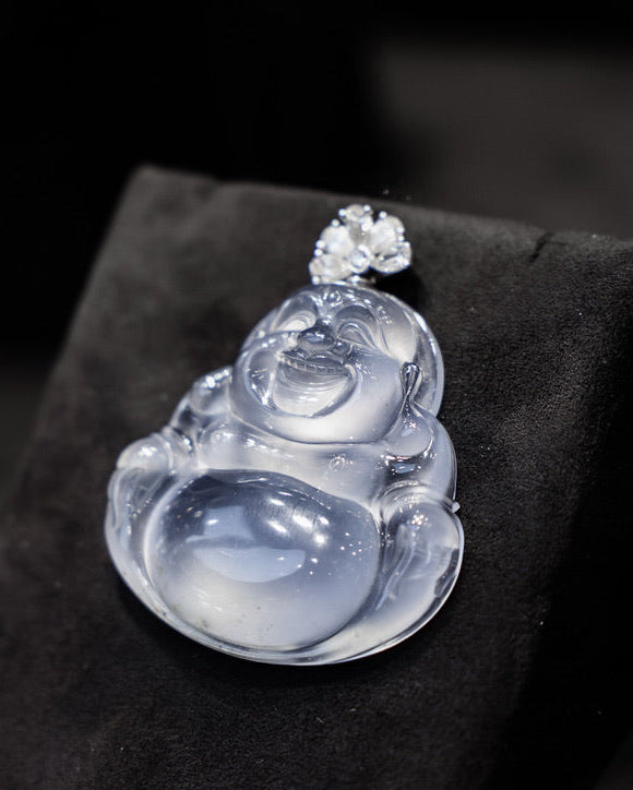 Jadeite Buddha Pendant No.04
