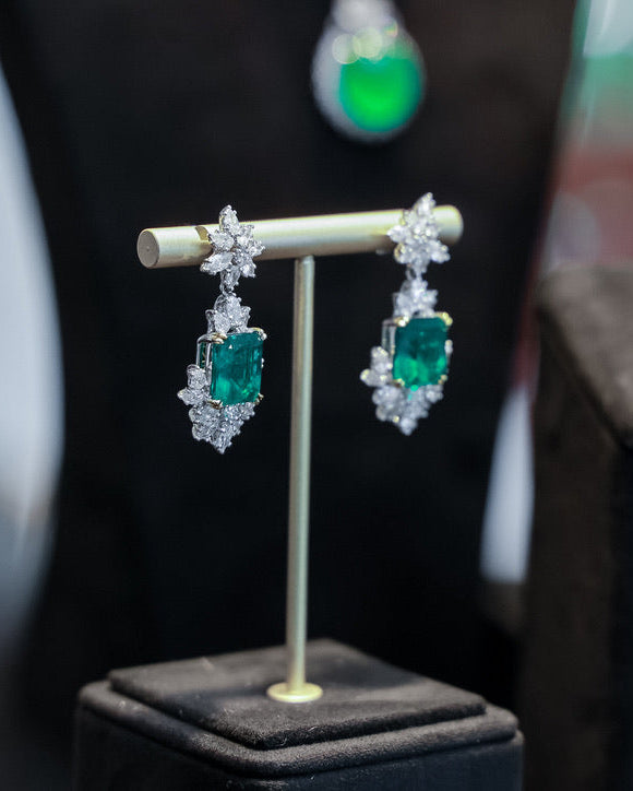 Emerald Earrings No. 01