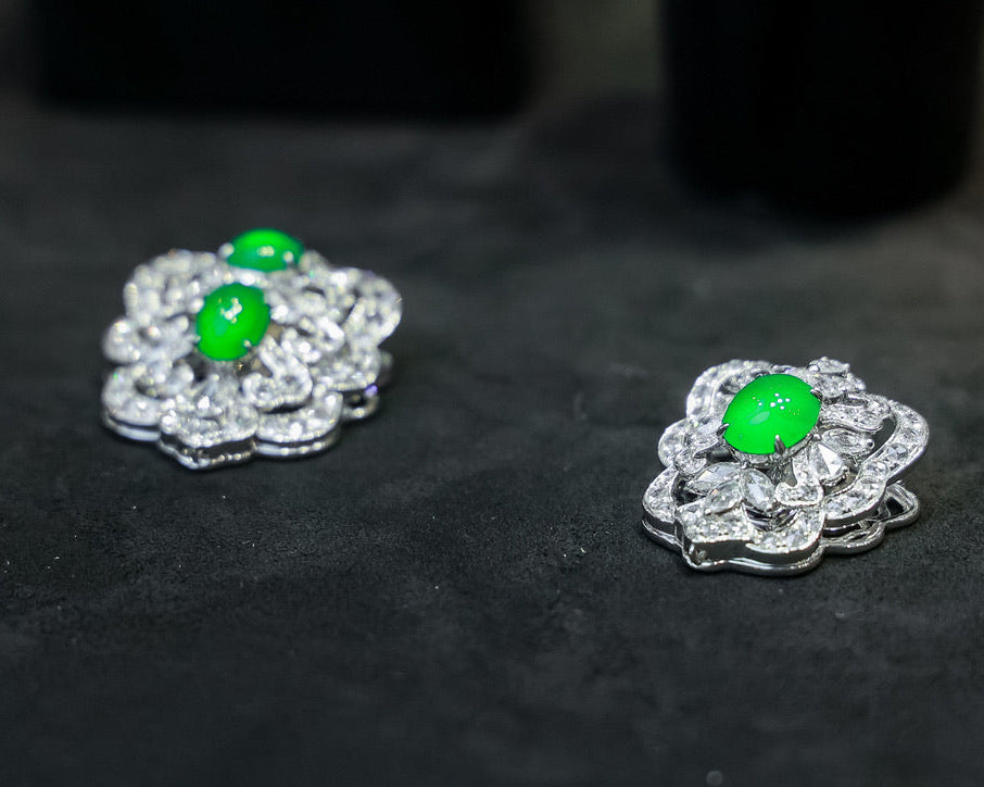 Jadeite Pendant Pair No. 01