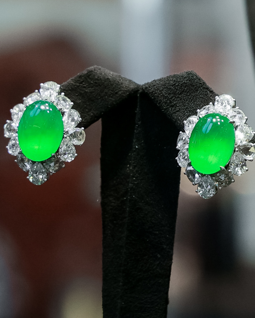 Jadeite Earrings No. 02