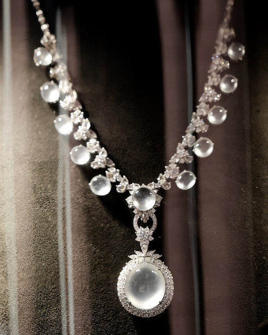 White Jadeite Necklace No. 02