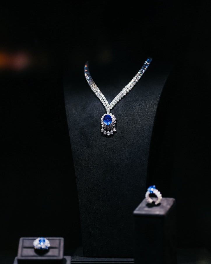 Sapphire Necklace No. 01