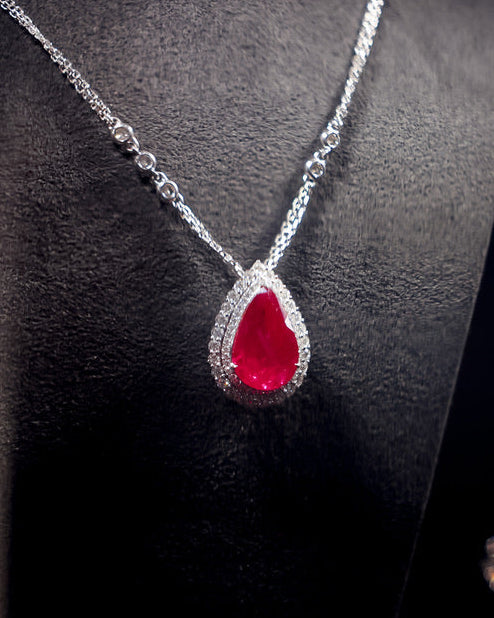 Ruby Convertible Ring Pendant No. 01