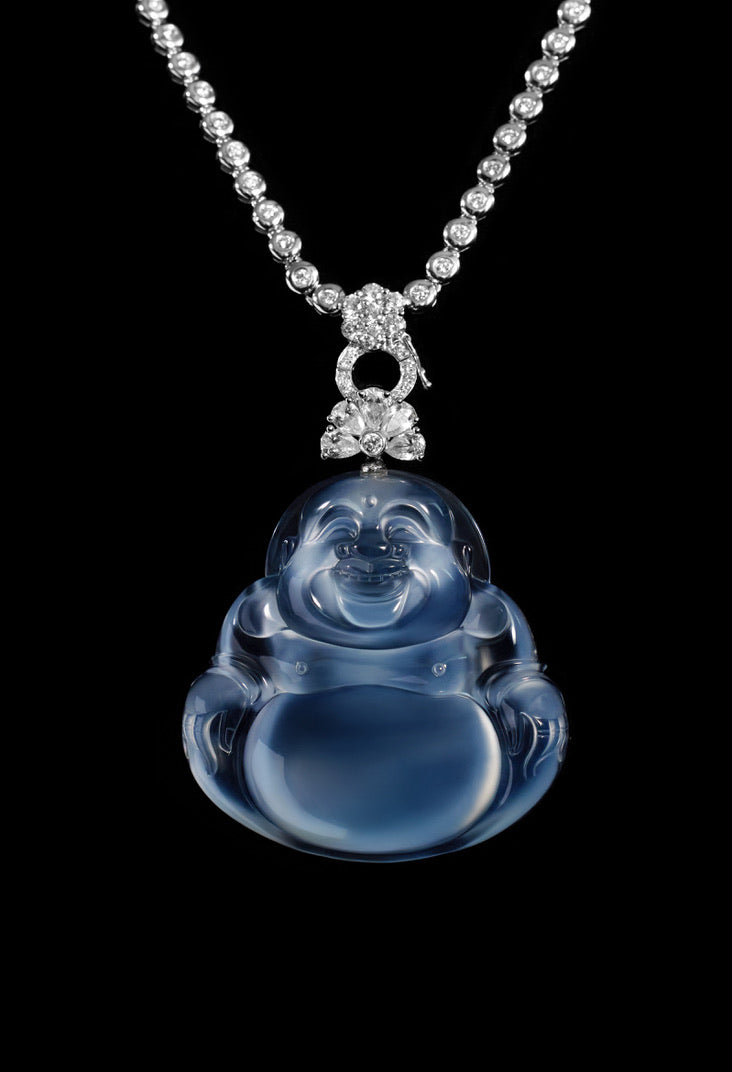 Jadeite Buddha Pendant No.04