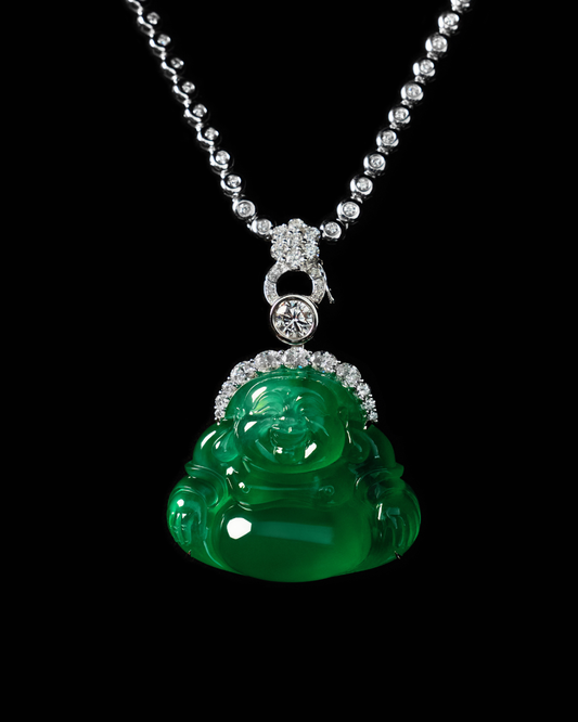 Jadeite Buddha Pendant No. 01