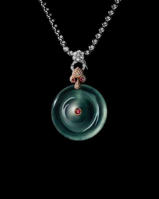 Jadeite Disc Pendant No. 01