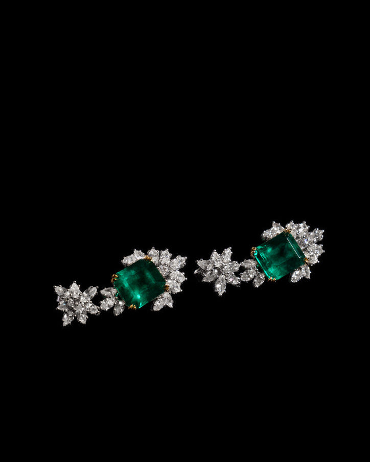 Emerald Earrings No. 01
