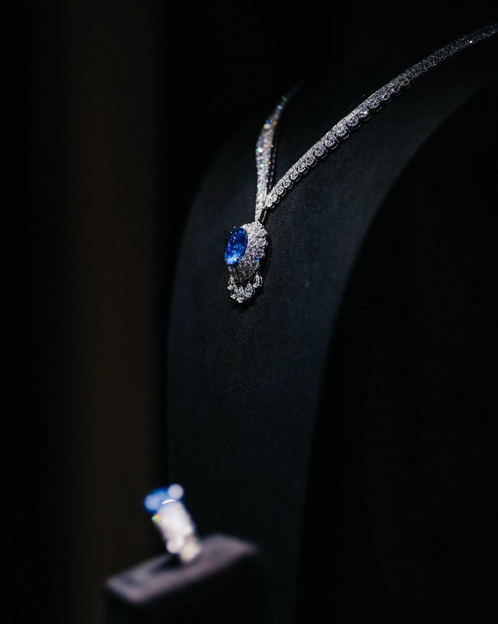 Sapphire Necklace No. 01