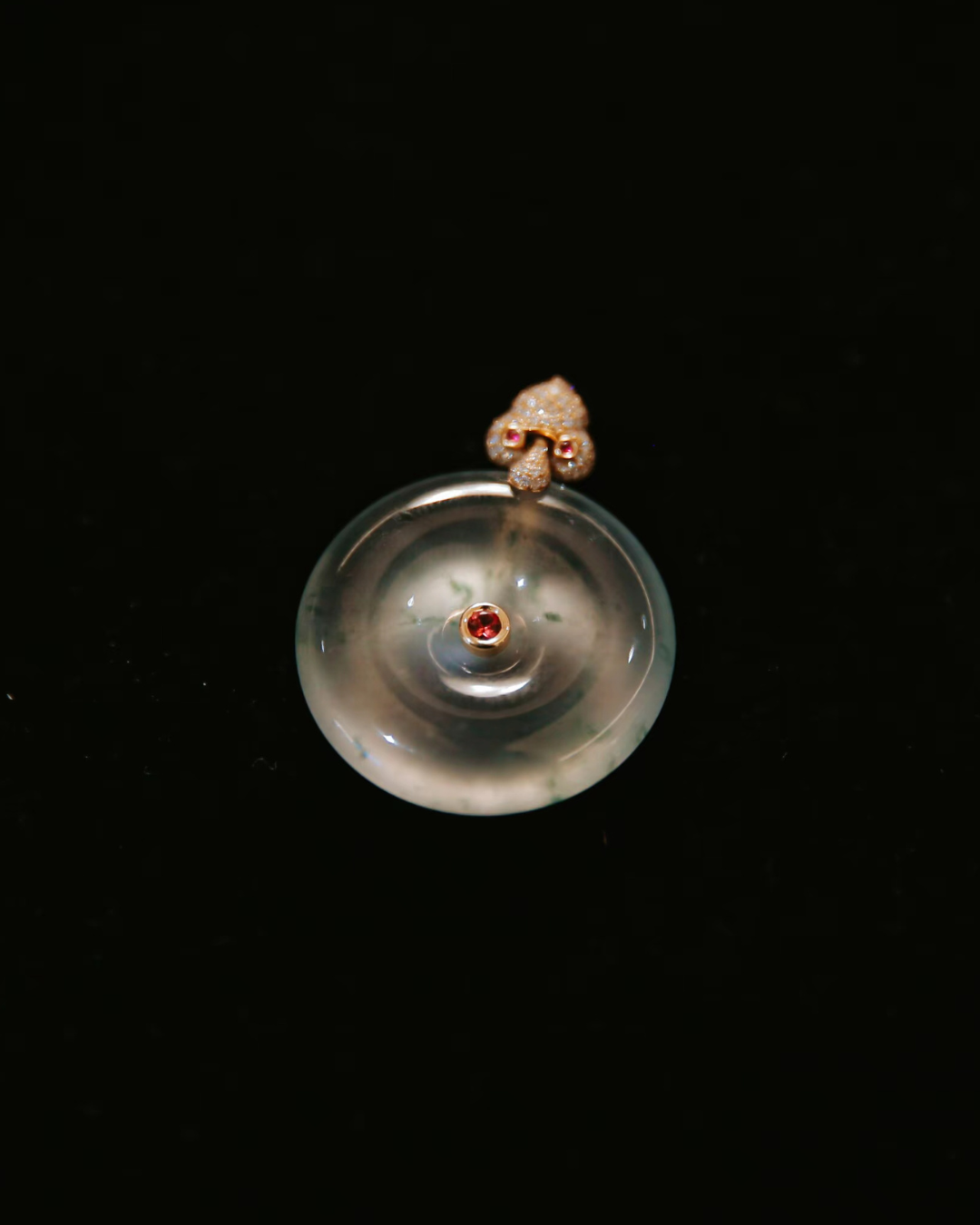 Jadeite Disc Pendant No. 01