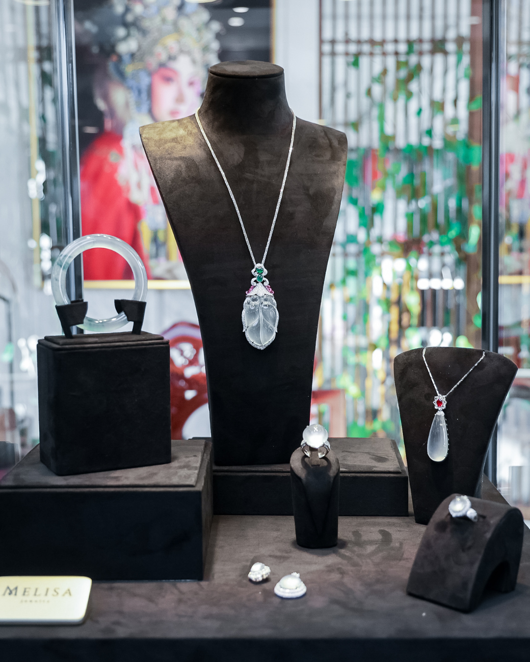 Jadeite Leaf Pendant No. 03