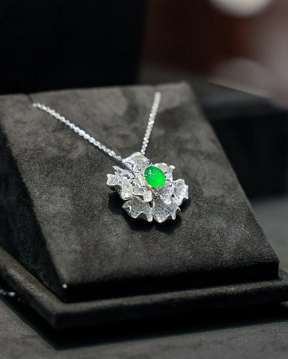 Jadeite Convertible Ring Pendant No. 01