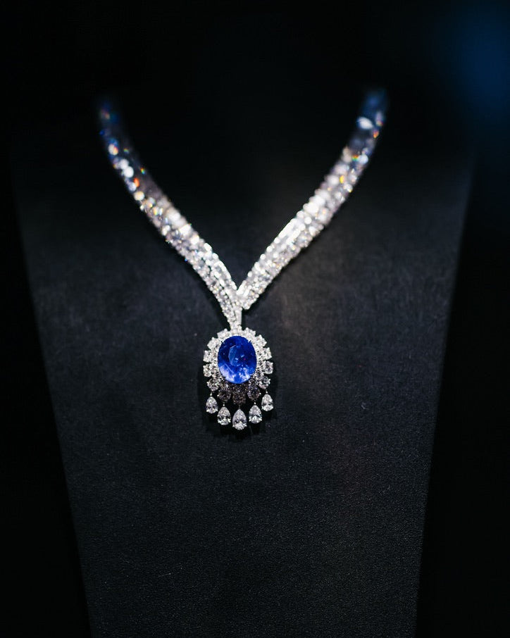 Sapphire Necklace No. 01