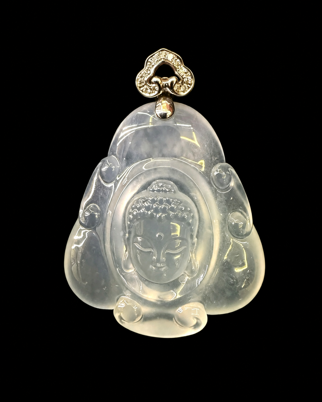 Jadeite Buddha Pendant No.06