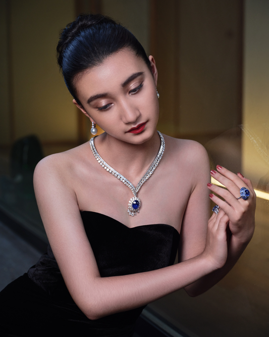 Sapphire Necklace No. 01