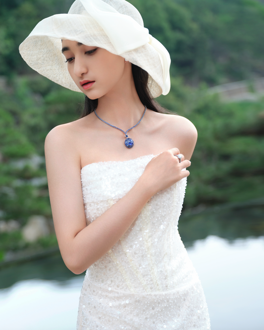 Sapphire Convertible Ring Pendant No. 01